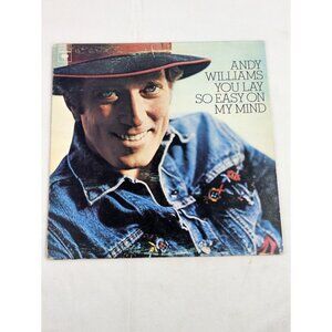 Andy Williams, You Lay So Easy On My Mind LP Vinyl 1974‎ Columbia KC33234